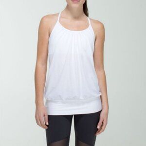 Lululemon No Limits tank top white women's size 10